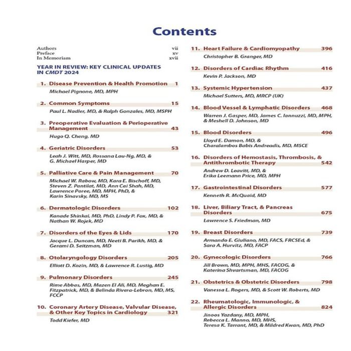 CURRENT Medical Diagnosis and Treatment 2024 63rd Edition - Image 2