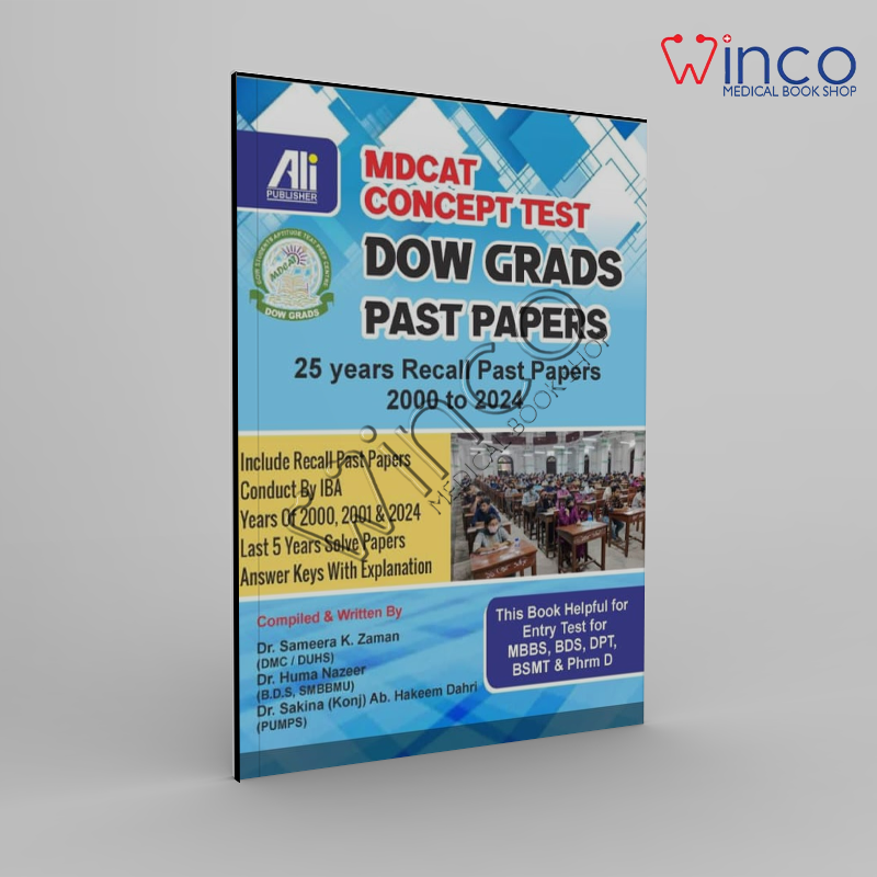 MDCAT CONCEPT TEST GRADS DOW GRADS PAST PAPERS 25 years Recall Past Papers 2000 to 2024