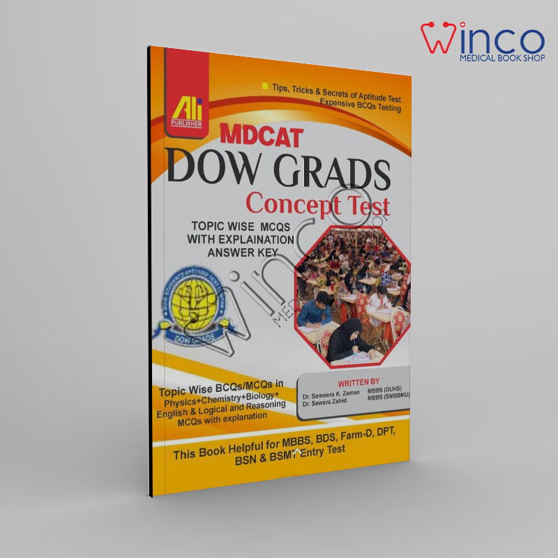 MDCAT DOW GRADS Concept Test TOPIC WISE MCQS WITH EXPLAINATION ANSWER KEY
