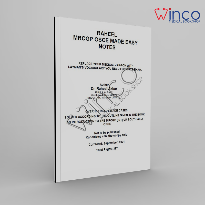 RAHEEL MRCGP OSCE MADE EASY NOTES REPLACE YOUR MEDICAL